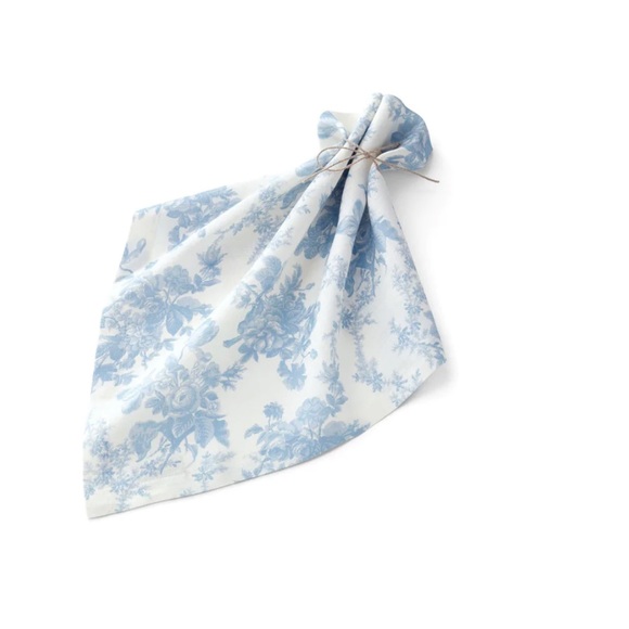 LoveShackFancy Garden Of Versailles Linen Napkin Set - NWTags - Picture 2 of 8